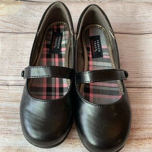 Girls Black Dress Shoes Size 1